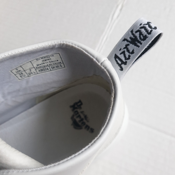 Dr Martens Jemima White Venice Aunt Sally Leather Platform Lace-Up Chukka Boot 7 - Picture 11 of 16